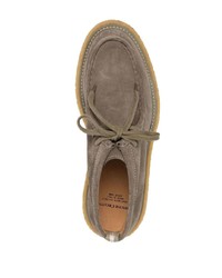 Коричневые замшевые ботинки дезерты от Officine Creative