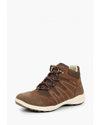 Женские коричневые замшевые ботинки на шнуровке от Woodland