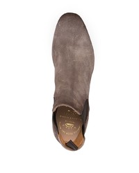 Мужские коричневые замшевые ботинки челси от Officine Creative
