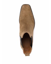 Мужские коричневые замшевые ботинки челси от Buttero