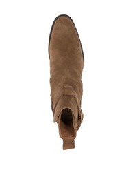 Мужские коричневые замшевые ботинки челси от Giuliano Galiano