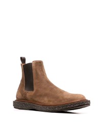 Мужские коричневые замшевые ботинки челси от Officine Creative