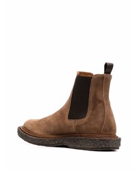 Мужские коричневые замшевые ботинки челси от Officine Creative