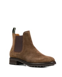 Мужские коричневые замшевые ботинки челси от Polo Ralph Lauren