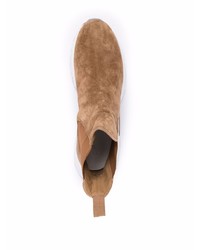 Мужские коричневые замшевые ботинки челси от Eleventy