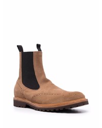 Мужские коричневые замшевые ботинки челси от Eleventy
