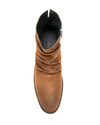 Мужские коричневые замшевые ботинки челси от Fiorentini+Baker