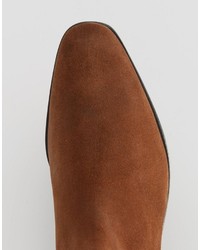 Мужские коричневые замшевые ботинки челси от Paul Smith