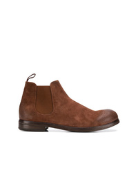 Мужские коричневые замшевые ботинки челси от Marsèll