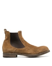 Мужские коричневые замшевые ботинки челси от Premiata