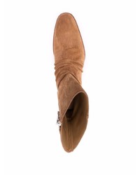 Мужские коричневые замшевые ботинки челси от Amiri