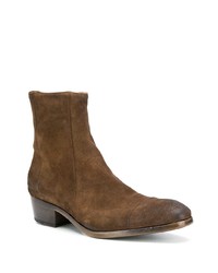 Мужские коричневые замшевые ботинки челси от Silvano Sassetti