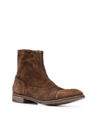 Мужские коричневые замшевые ботинки челси от Premiata