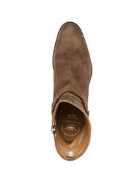 Мужские коричневые замшевые ботинки челси от Officine Creative