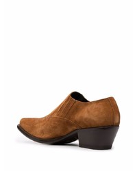 Мужские коричневые замшевые ботинки челси от Needles