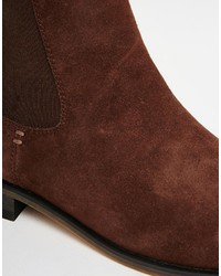 Мужские коричневые замшевые ботинки челси от Bellfield