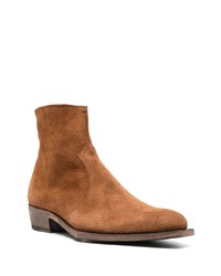 Мужские коричневые замшевые ботинки челси от Lidfort