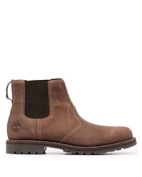 Мужские коричневые замшевые ботинки челси от Timberland