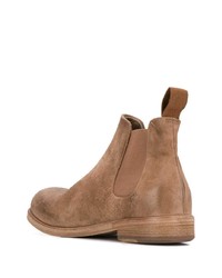 Мужские коричневые замшевые ботинки челси от Marsèll