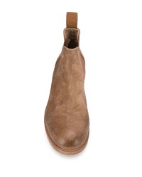 Мужские коричневые замшевые ботинки челси от Marsèll