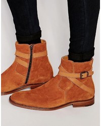 Мужские коричневые замшевые ботинки от Aldo
