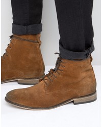 Мужские коричневые замшевые ботинки от Asos