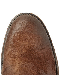 Мужские коричневые замшевые ботинки от Belstaff