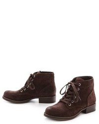 Женские коричневые замшевые ботинки от Sam Edelman