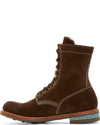 Мужские коричневые замшевые ботинки от VISVIM