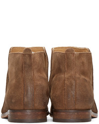 Мужские коричневые замшевые ботинки от H By Hudson
