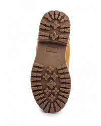 Женские коричневые замшевые ботинки от Exquily