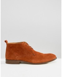 Мужские коричневые замшевые ботинки от Asos