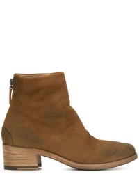 Женские коричневые замшевые ботинки от Marsèll