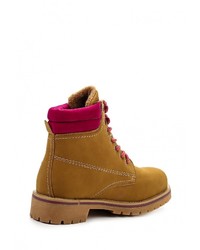 Женские коричневые замшевые ботинки от Mixfeel