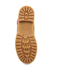 Женские коричневые замшевые ботинки от Mixfeel