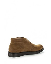 Мужские коричневые замшевые ботинки от Montefiori
