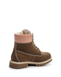 Женские коричневые замшевые ботинки от Ralf Ringer