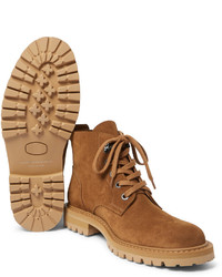 Мужские коричневые замшевые ботинки от Dries Van Noten