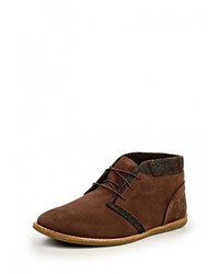 Мужские коричневые замшевые ботинки от Timberland