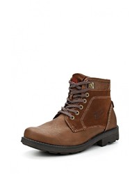 Мужские коричневые замшевые ботинки от Tom Tailor