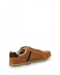 Мужские коричневые замшевые кеды от Tesoro