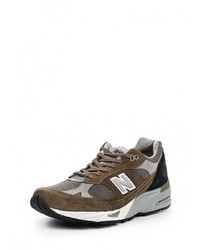 Мужские коричневые замшевые кроссовки от New Balance