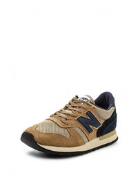 Мужские коричневые замшевые кроссовки от New Balance
