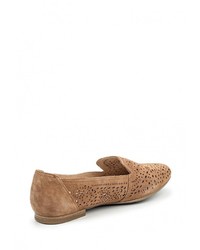 Женские коричневые замшевые лоферы от Caprice