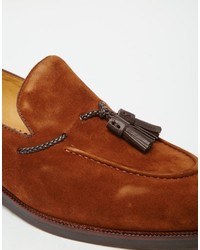 Мужские коричневые замшевые лоферы от Aldo