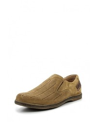 Мужские коричневые замшевые лоферы от Covani