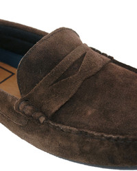 Мужские коричневые замшевые мокасины от Asos