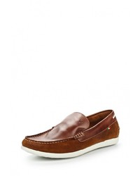 Мужские коричневые замшевые мокасины от Becool