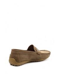 Мужские коричневые замшевые мокасины от Beppi