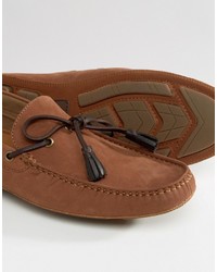 Мужские коричневые замшевые мокасины от Aldo